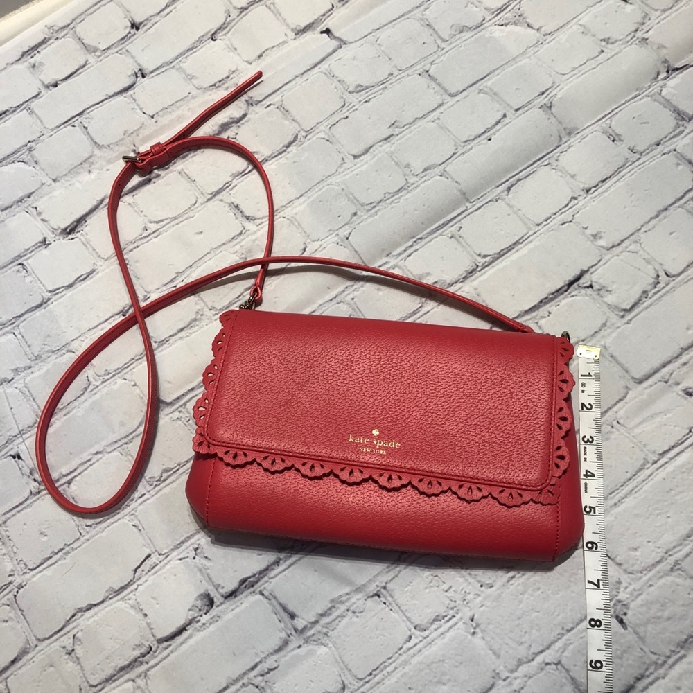 NWOT Kate Spade Crossbody Salmon-Pink Purse - Picture 4 of 13